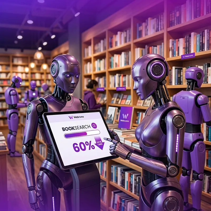 How a Bookstore Cut Customer Search Time by 60% with Webruno