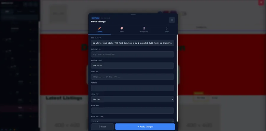 Customizing Buttons and Navigation Elements