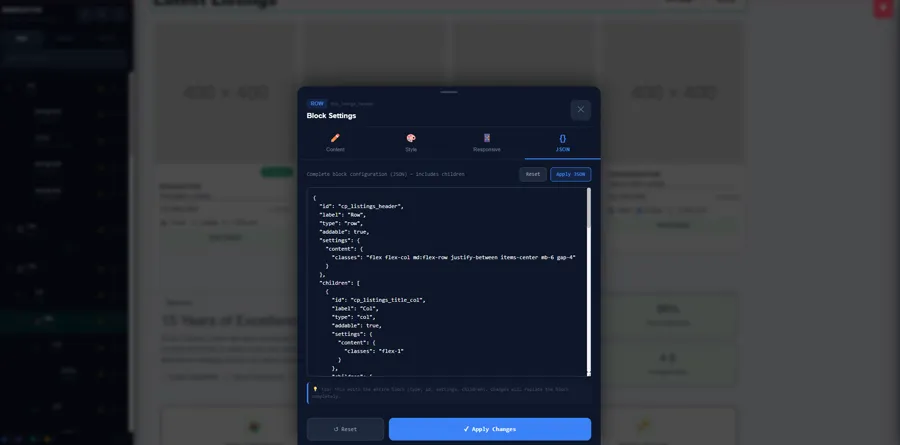 Adding AI Generated JSON Code to Your Website