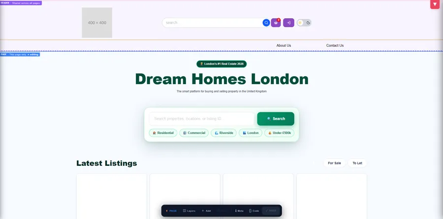 How to Edit Website Sections