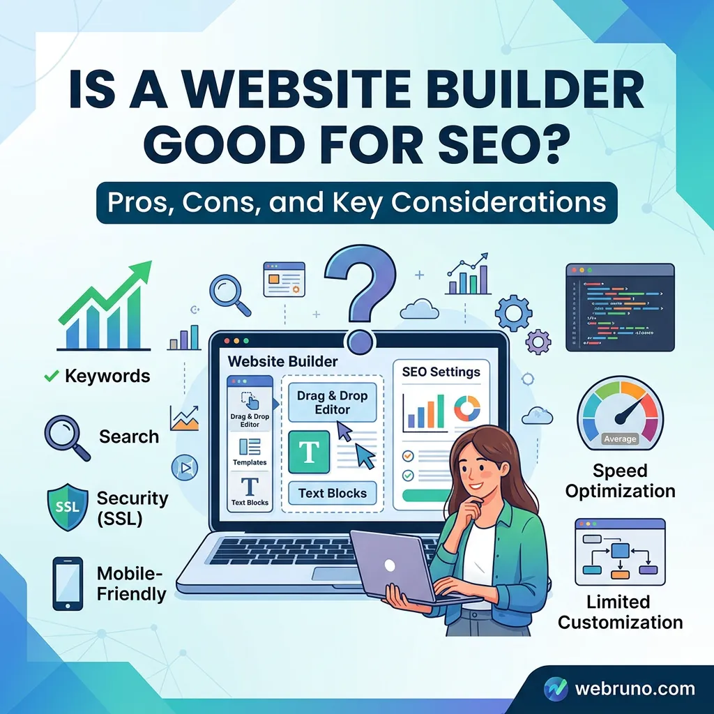 Is a Website Builder Good for SEO? Complete Review of Benefits, Limitations, and Facts